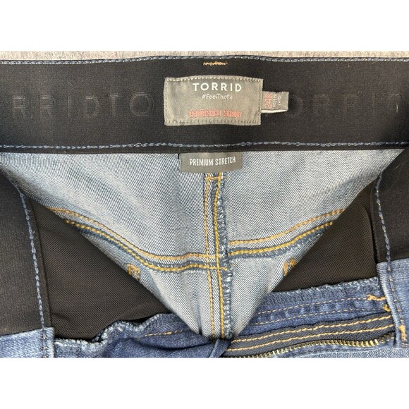 Torrid Women’s 24R Premium Stretch High Rise Bombshell Skinny Ankle Denim Jeans - Picture 9 of 10